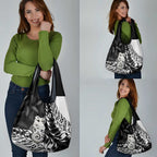 Aotearoa Manaia NZ Maori Silver Fern Grocery Bag