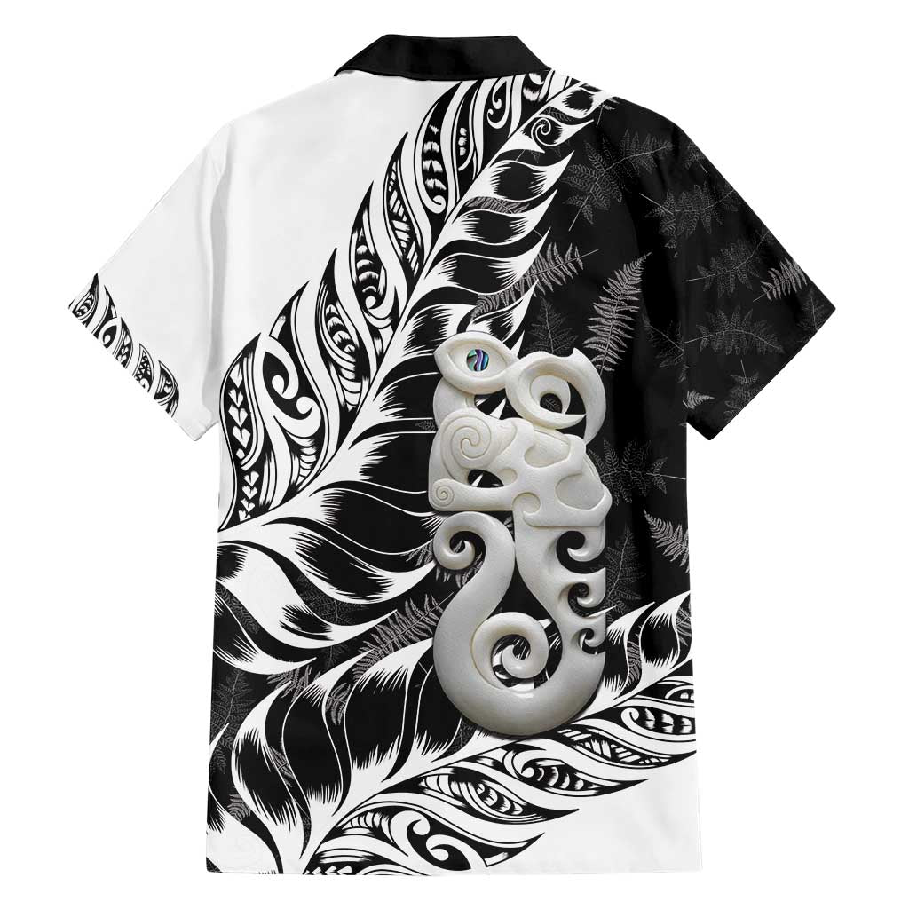 Aotearoa Manaia NZ Maori Silver Fern Hawaiian Shirt