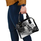 Aotearoa Manaia NZ Maori Silver Fern Shoulder Handbag