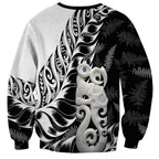 Aotearoa Manaia NZ Maori Silver Fern Sweatshirt