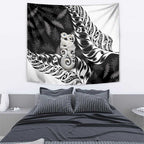 Aotearoa Manaia NZ Maori Silver Fern Tapestry