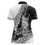 Aotearoa Manaia NZ Maori Silver Fern Women Polo Shirt