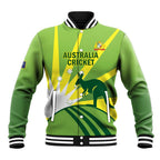 Custom Australia Cricket Baseball Jacket Go Champions Aussies