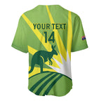 Custom Australia Cricket Baseball Jersey Go Champions Aussies