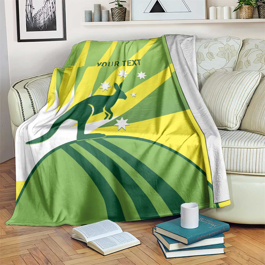 Custom Australia Cricket Blanket Go Champions Aussies