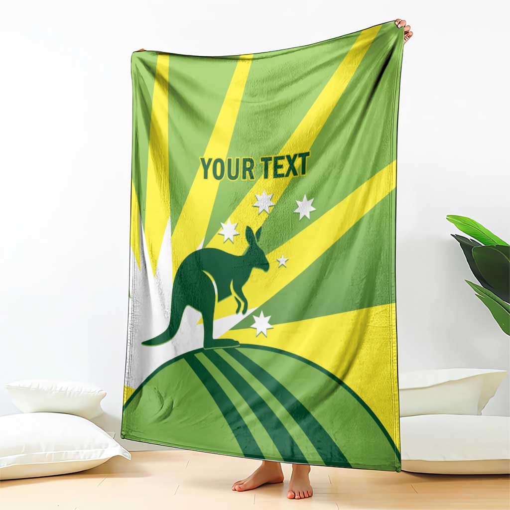 Custom Australia Cricket Blanket Go Champions Aussies