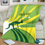 Custom Australia Cricket Blanket Go Champions Aussies