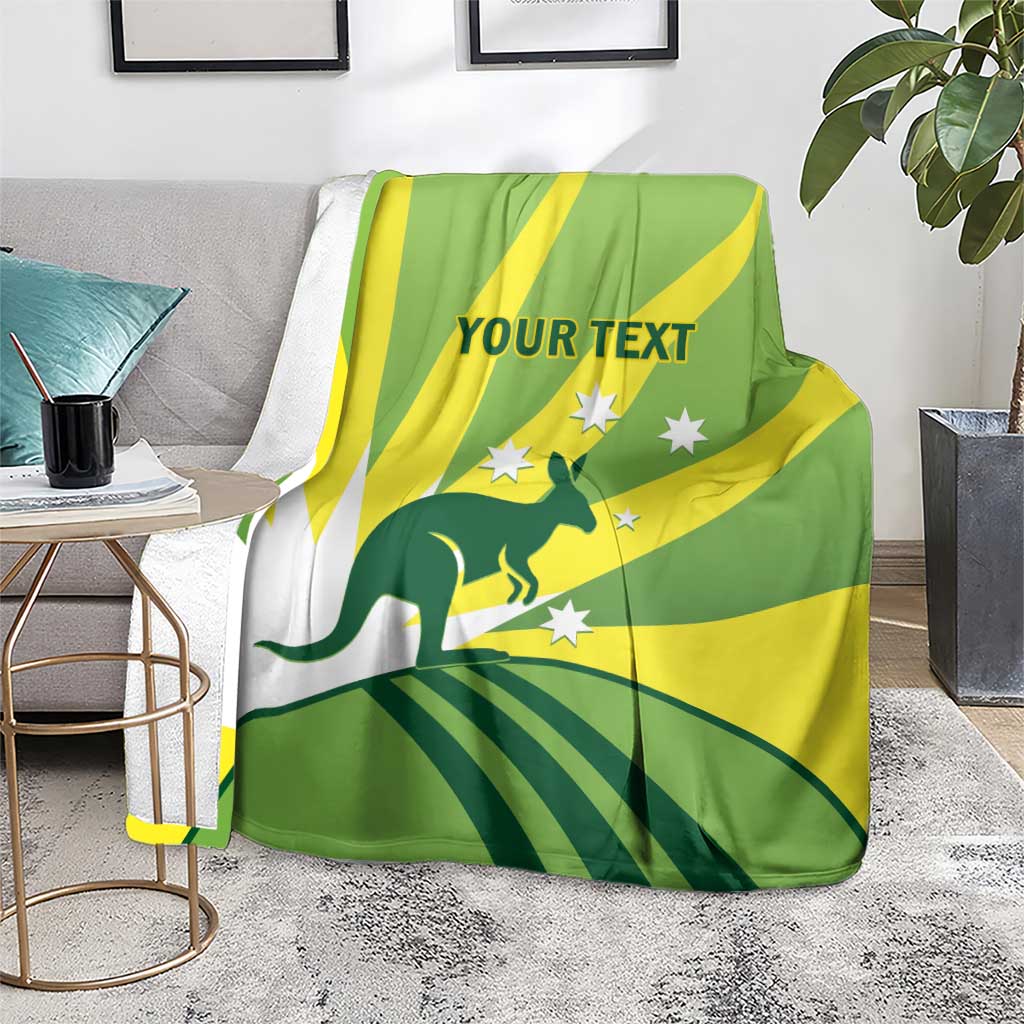 Custom Australia Cricket Blanket Go Champions Aussies