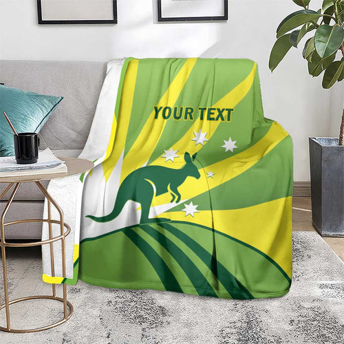 Custom Australia Cricket Blanket Go Champions Aussies