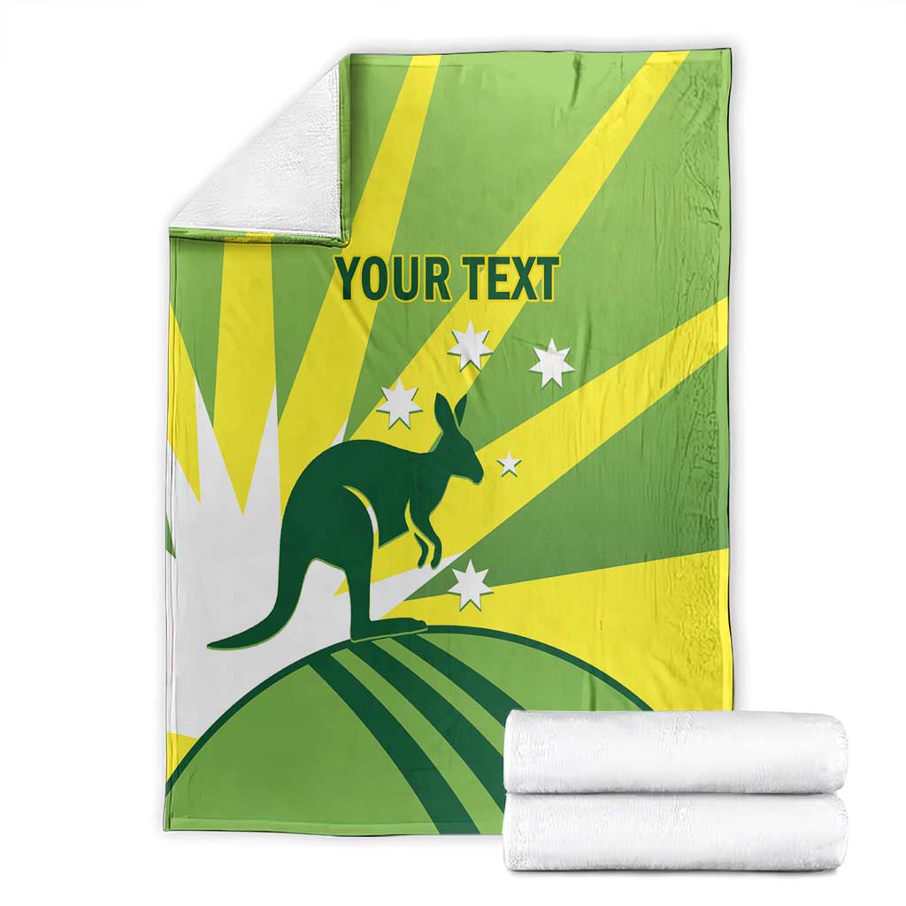 Custom Australia Cricket Blanket Go Champions Aussies