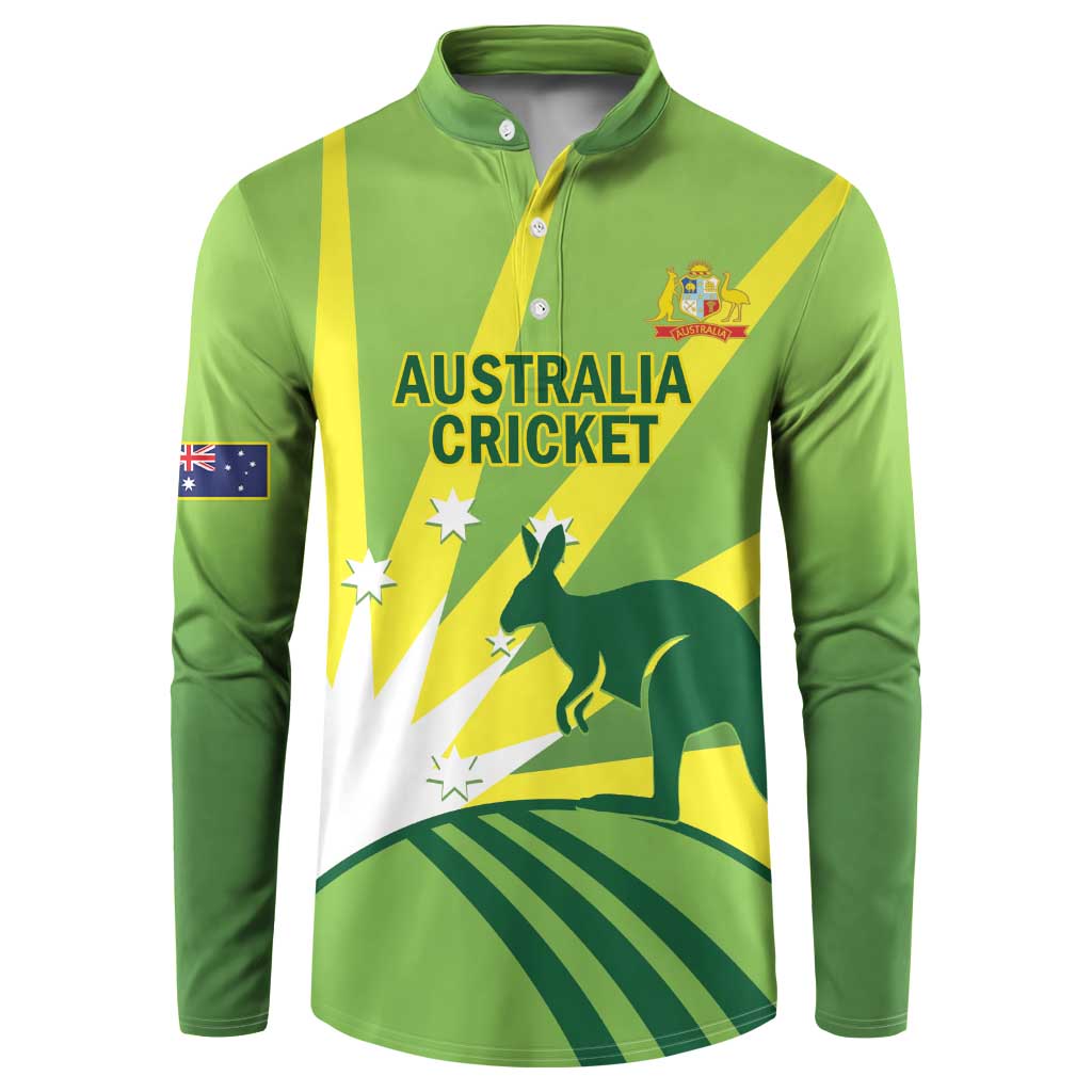 Custom Australia Cricket Button Sweatshirt Go Champions Aussies