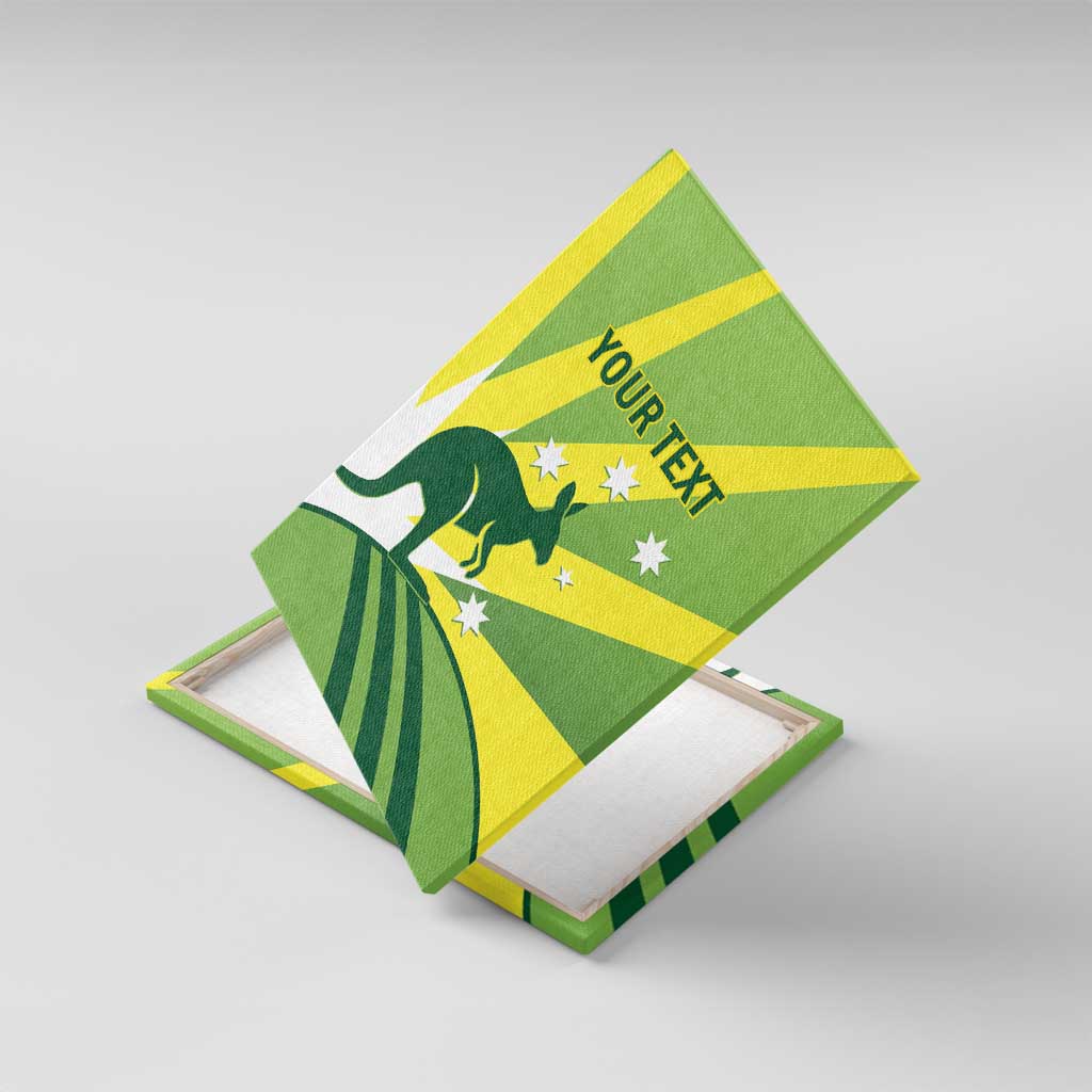 Custom Australia Cricket Canvas Wall Art Go Champions Aussies