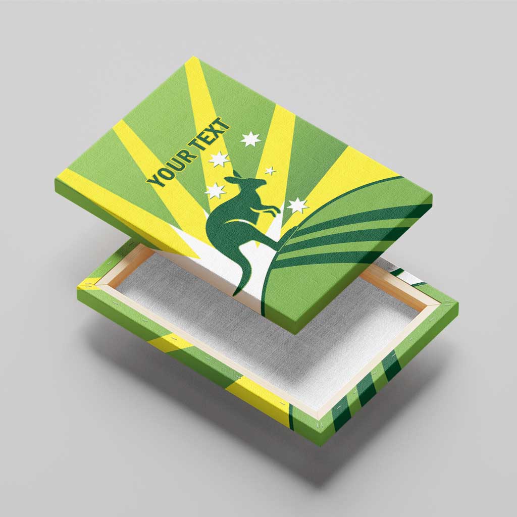 Custom Australia Cricket Canvas Wall Art Go Champions Aussies