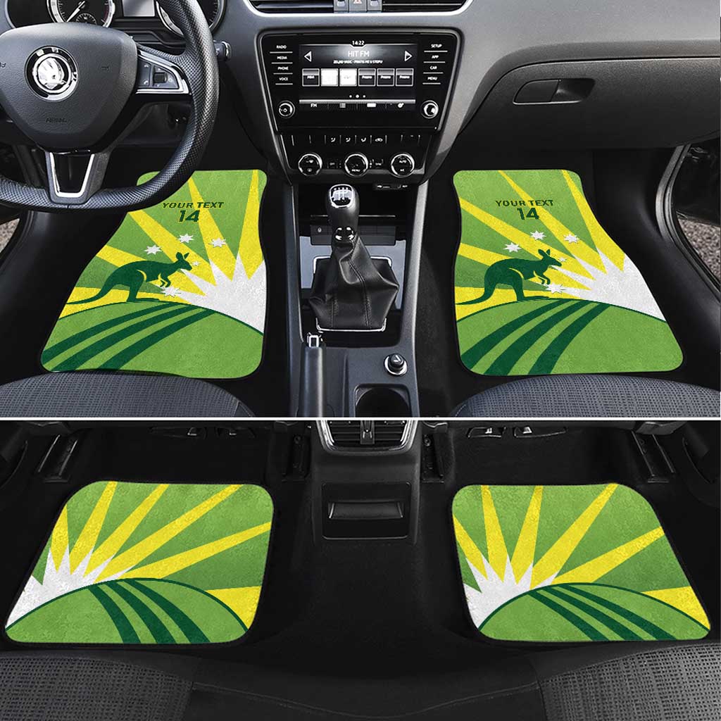 Custom Australia Cricket Car Mats Go Champions Aussies