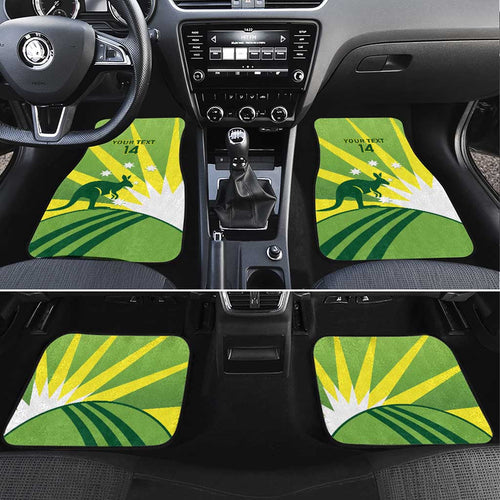 Custom Australia Cricket Car Mats Go Champions Aussies