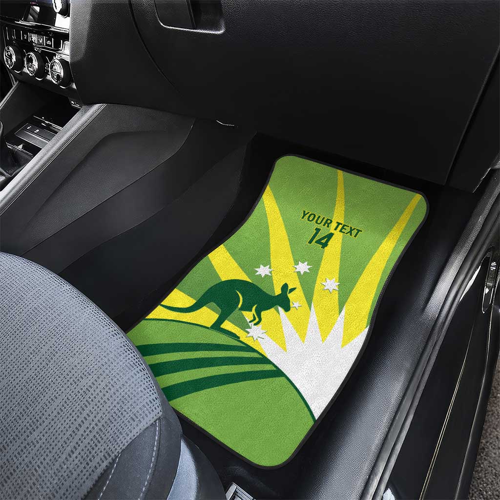 Custom Australia Cricket Car Mats Go Champions Aussies