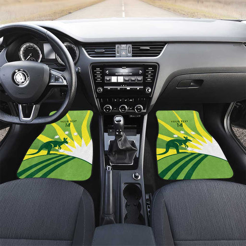 Custom Australia Cricket Car Mats Go Champions Aussies