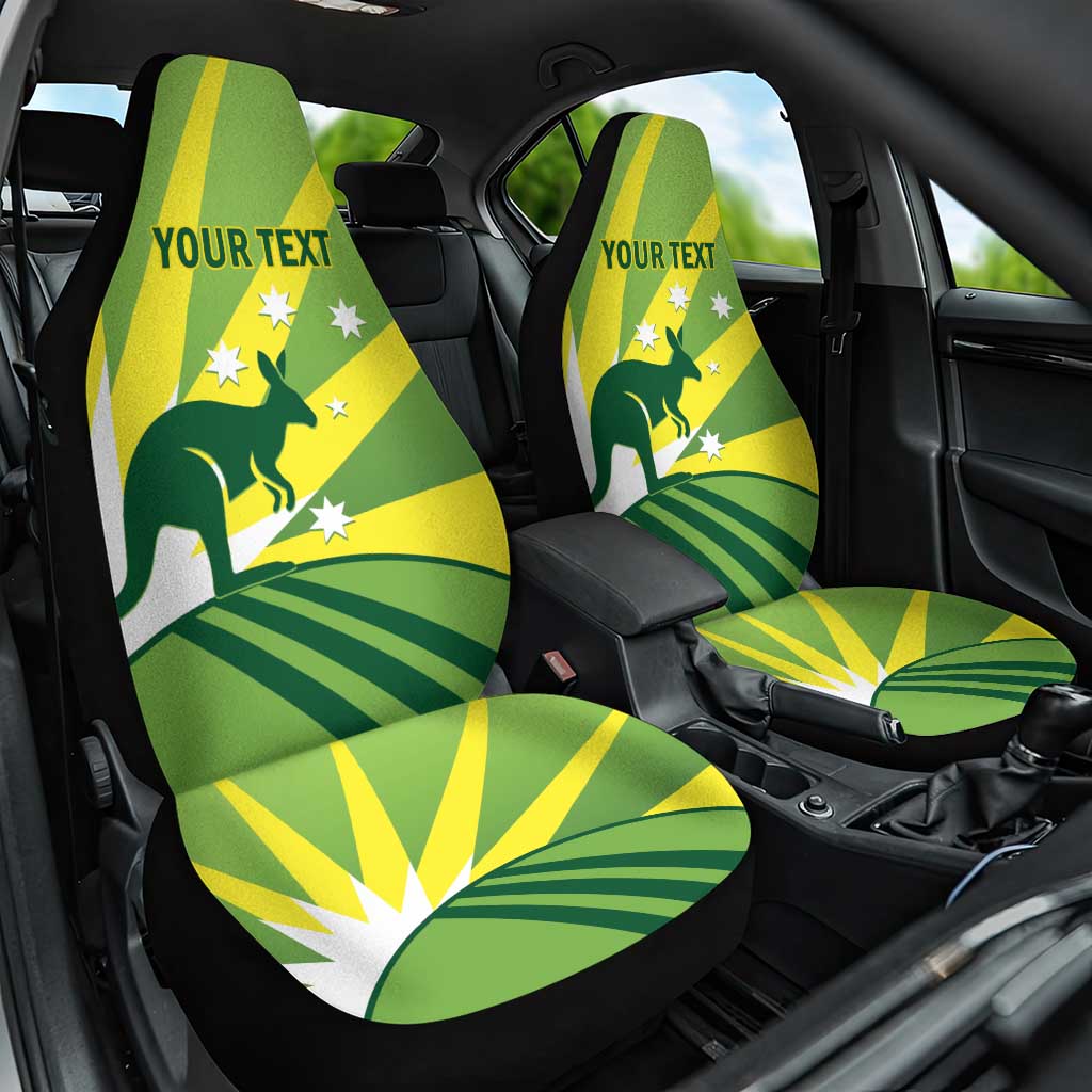 Custom Australia Cricket Car Seat Cover Go Champions Aussies
