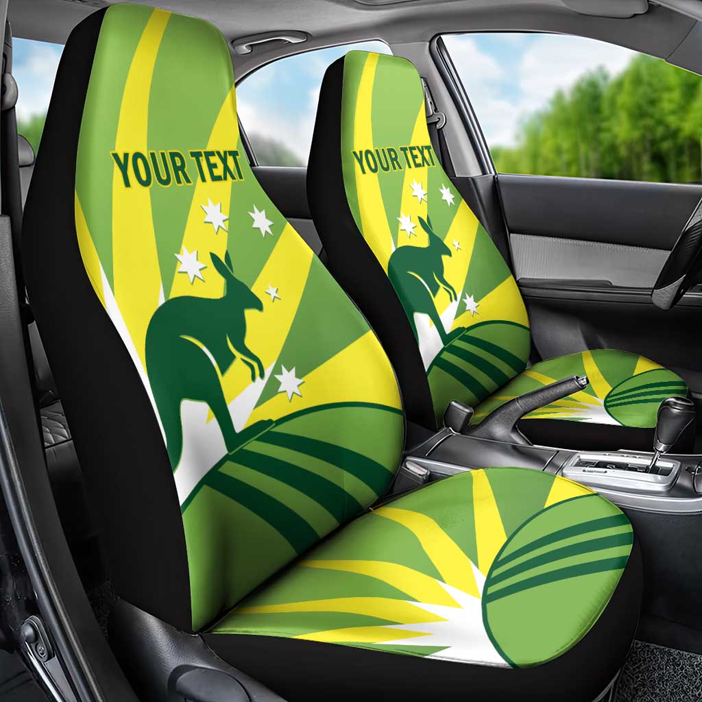Custom Australia Cricket Car Seat Cover Go Champions Aussies