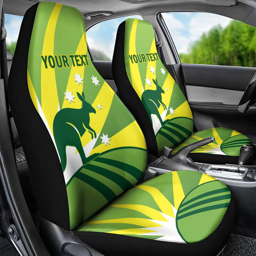 Custom Australia Cricket Car Seat Cover Go Champions Aussies