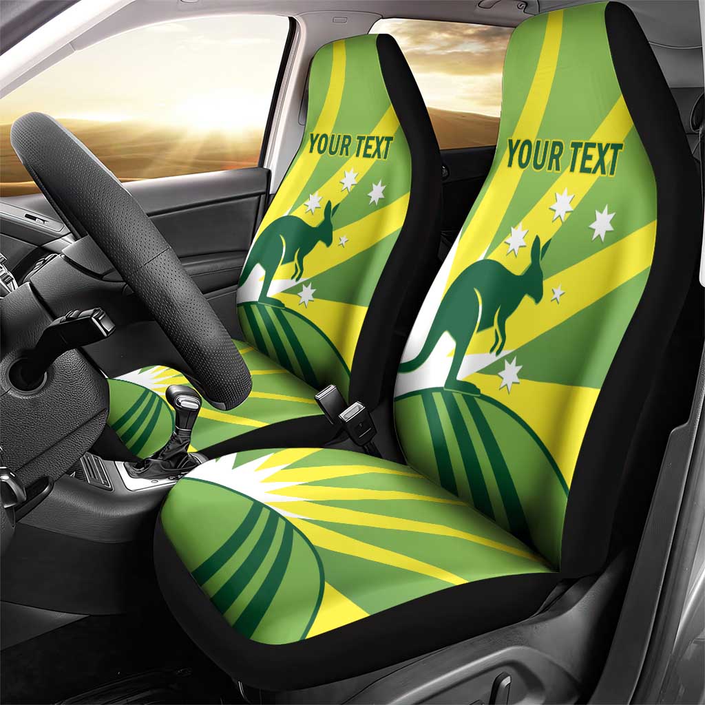 Custom Australia Cricket Car Seat Cover Go Champions Aussies