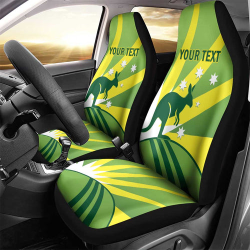 Custom Australia Cricket Car Seat Cover Go Champions Aussies