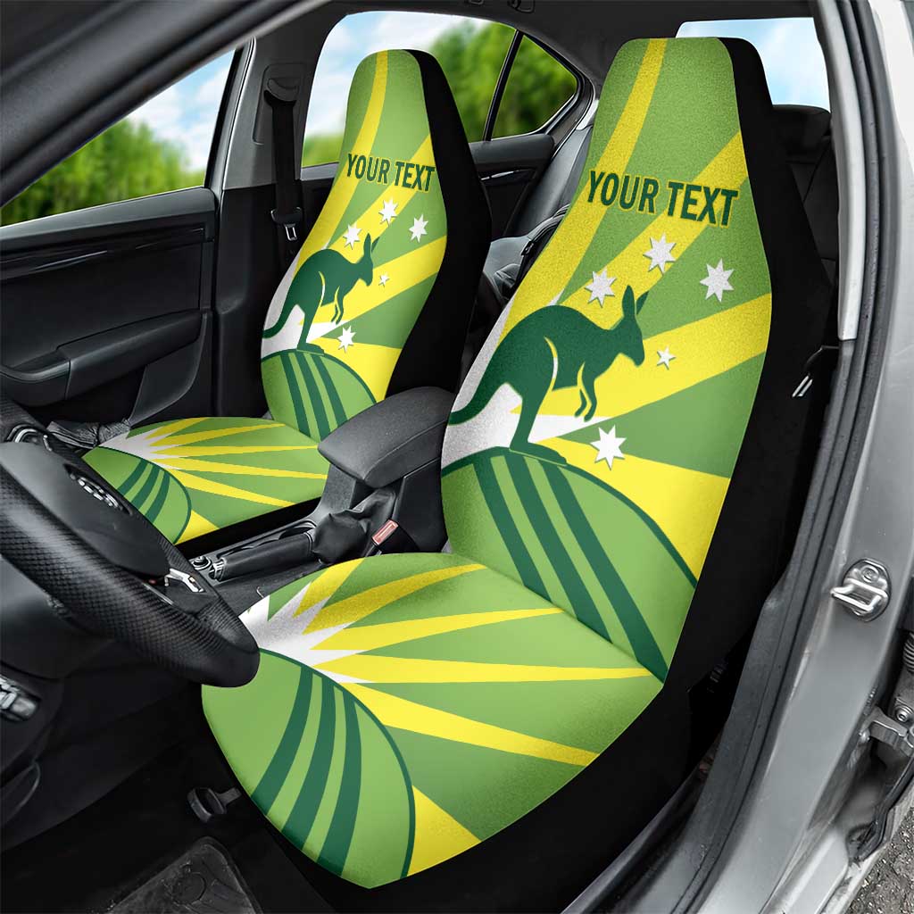 Custom Australia Cricket Car Seat Cover Go Champions Aussies