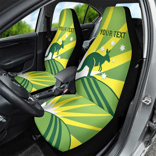 Custom Australia Cricket Car Seat Cover Go Champions Aussies