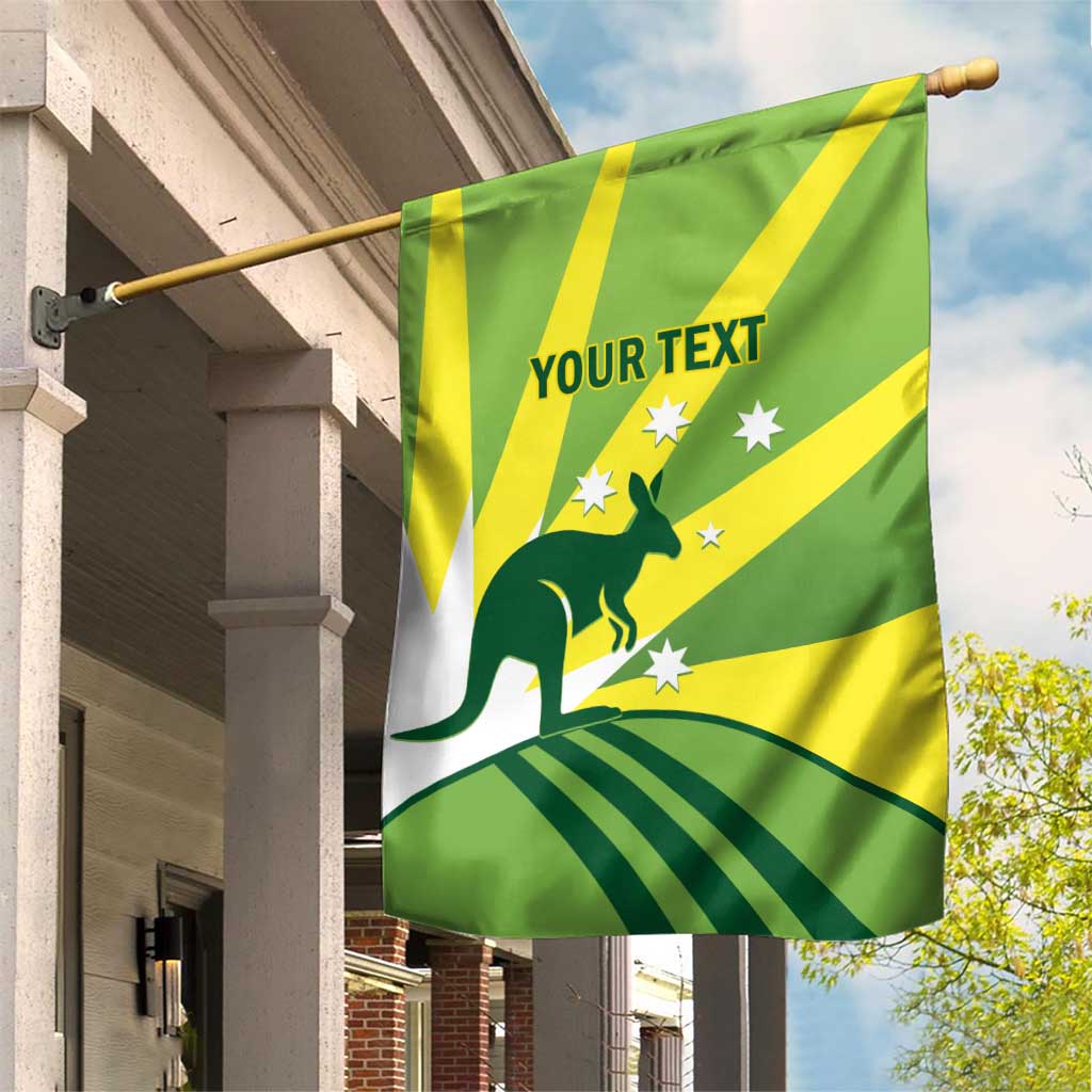 Custom Australia Cricket Garden Flag Go Champions Aussies