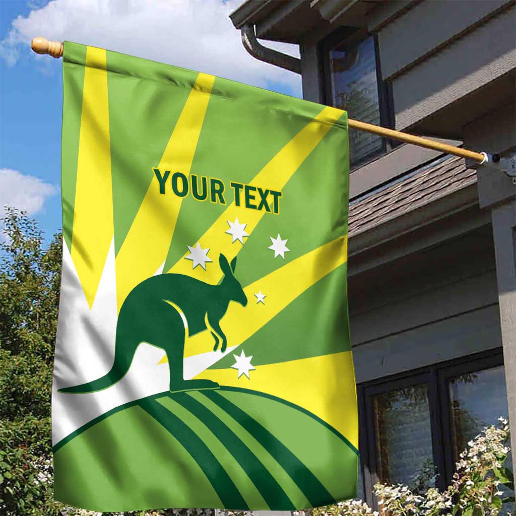 Custom Australia Cricket Garden Flag Go Champions Aussies