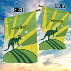 Custom Australia Cricket Garden Flag Go Champions Aussies
