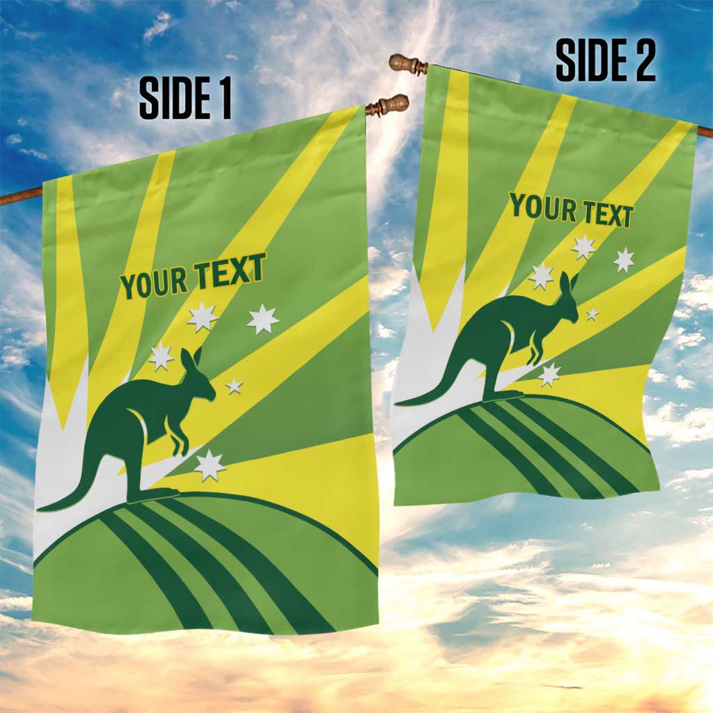 Custom Australia Cricket Garden Flag Go Champions Aussies