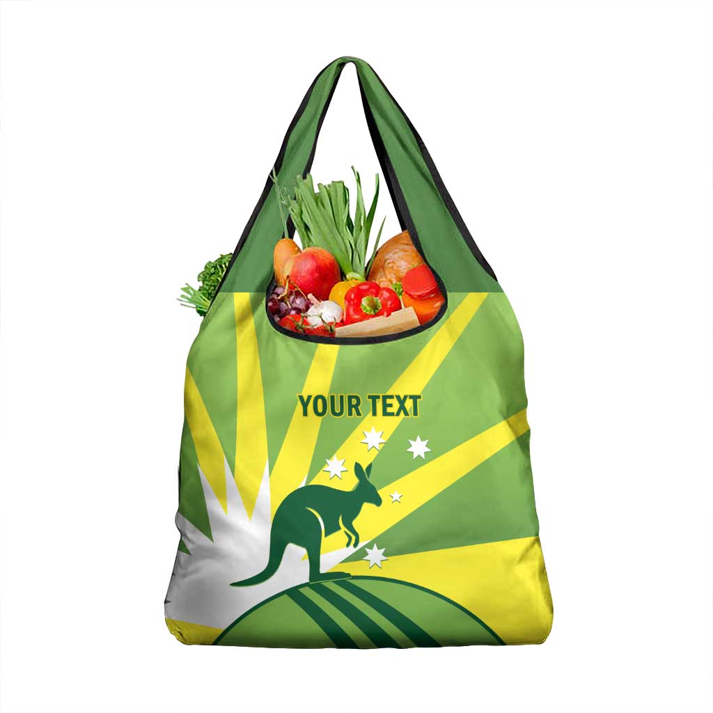 Custom Australia Cricket Grocery Bag Go Champions Aussies