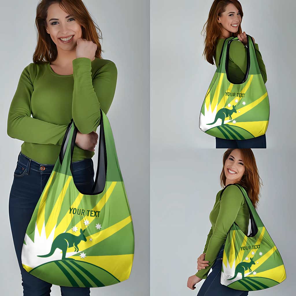 Custom Australia Cricket Grocery Bag Go Champions Aussies