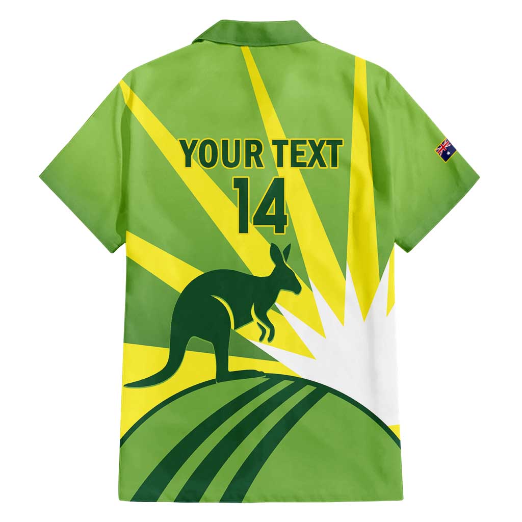 Custom Australia Cricket Hawaiian Shirt Go Champions Aussies