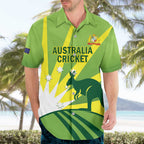 Custom Australia Cricket Hawaiian Shirt Go Champions Aussies