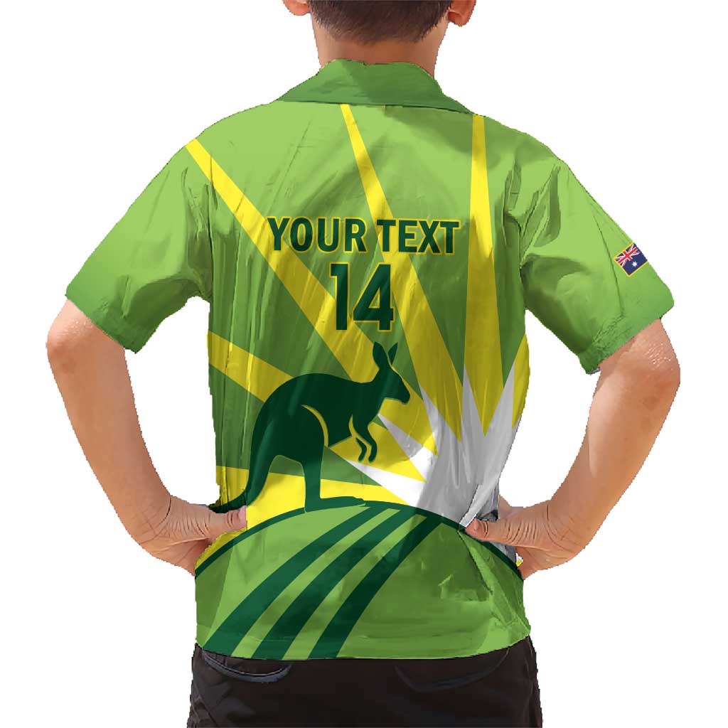 Custom Australia Cricket Hawaiian Shirt Go Champions Aussies