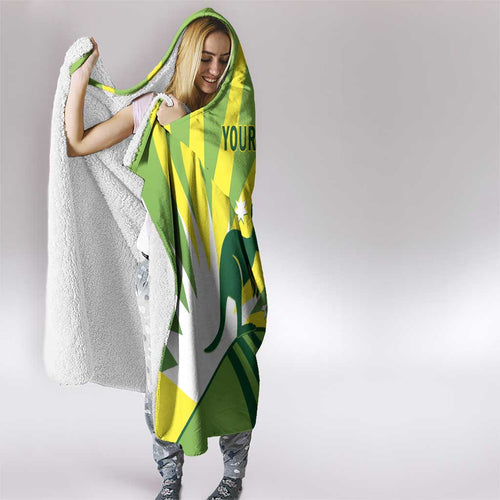Custom Australia Cricket Hooded Blanket Go Champions Aussies