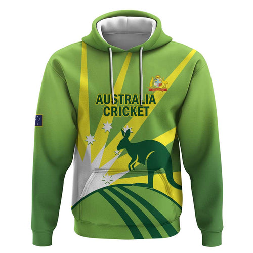 Custom Australia Cricket Hoodie Go Champions Aussies