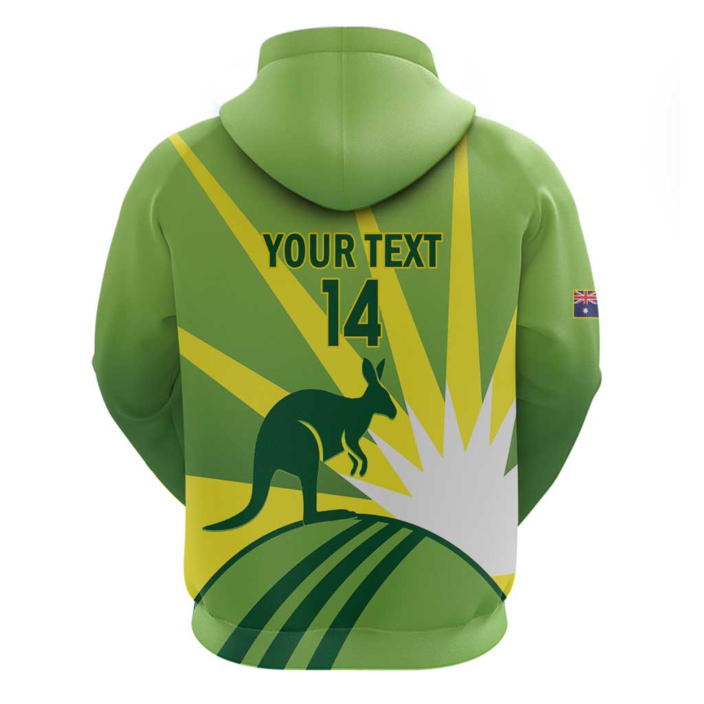 Custom Australia Cricket Hoodie Go Champions Aussies