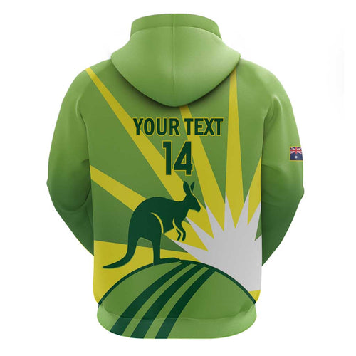Custom Australia Cricket Hoodie Go Champions Aussies