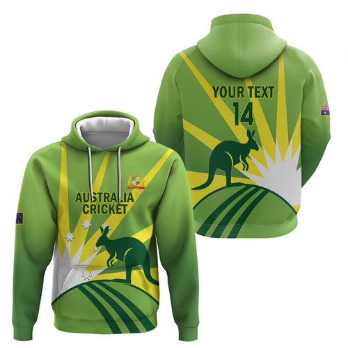 Custom Australia Cricket Hoodie Go Champions Aussies