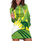 Custom Australia Cricket Hoodie Dress Go Champions Aussies