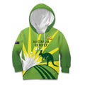 Custom Australia Cricket Kid Hoodie Go Champions Aussies