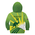 Custom Australia Cricket Kid Hoodie Go Champions Aussies