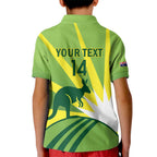 Custom Australia Cricket Kid Polo Shirt Go Champions Aussies