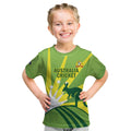 Custom Australia Cricket Kid T Shirt Go Champions Aussies