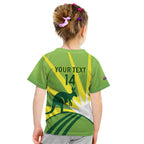 Custom Australia Cricket Kid T Shirt Go Champions Aussies