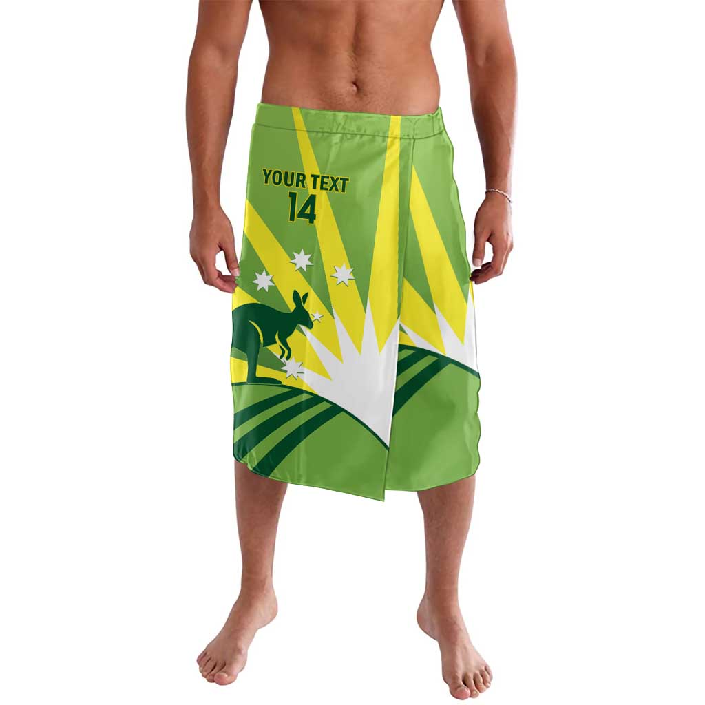 Custom Australia Cricket Lavalava Go Champions Aussies