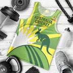 Custom Australia Cricket Men Tank Top Go Champions Aussies